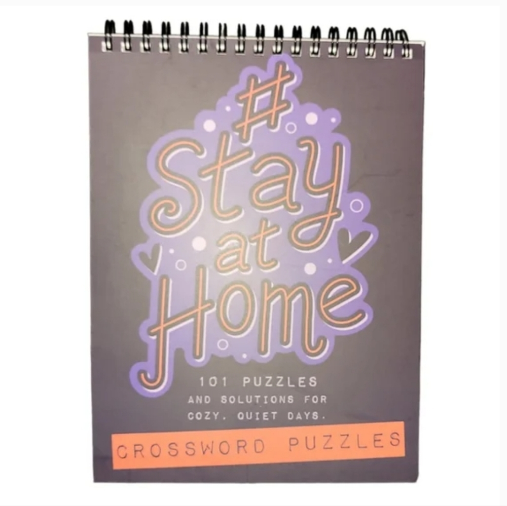 4/$25! TF Publishing #Stay At Home Crossword Puzzles